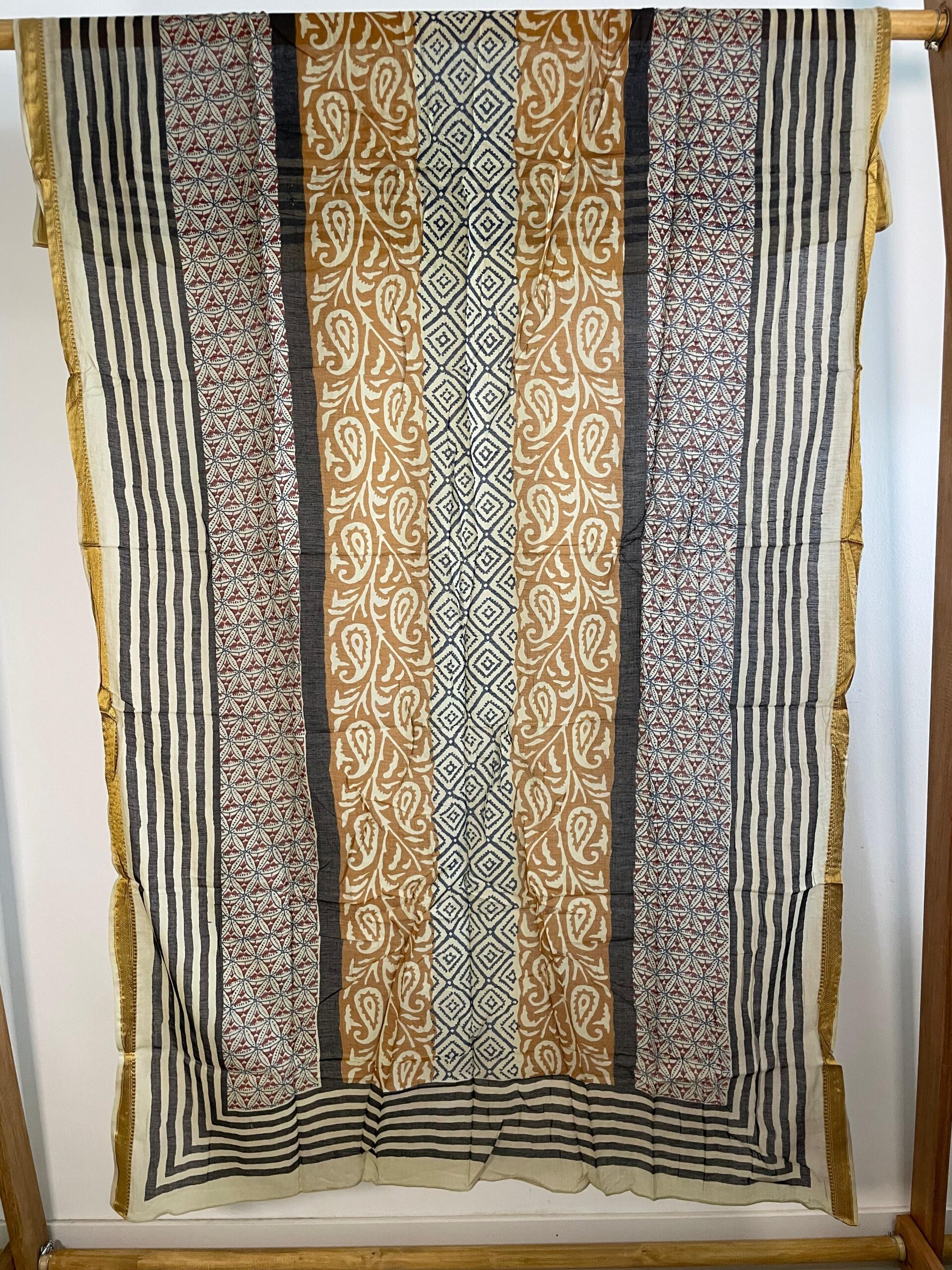 PAREO PAÑUELO 100% ALGODÓN HAND BLOCK PRINT