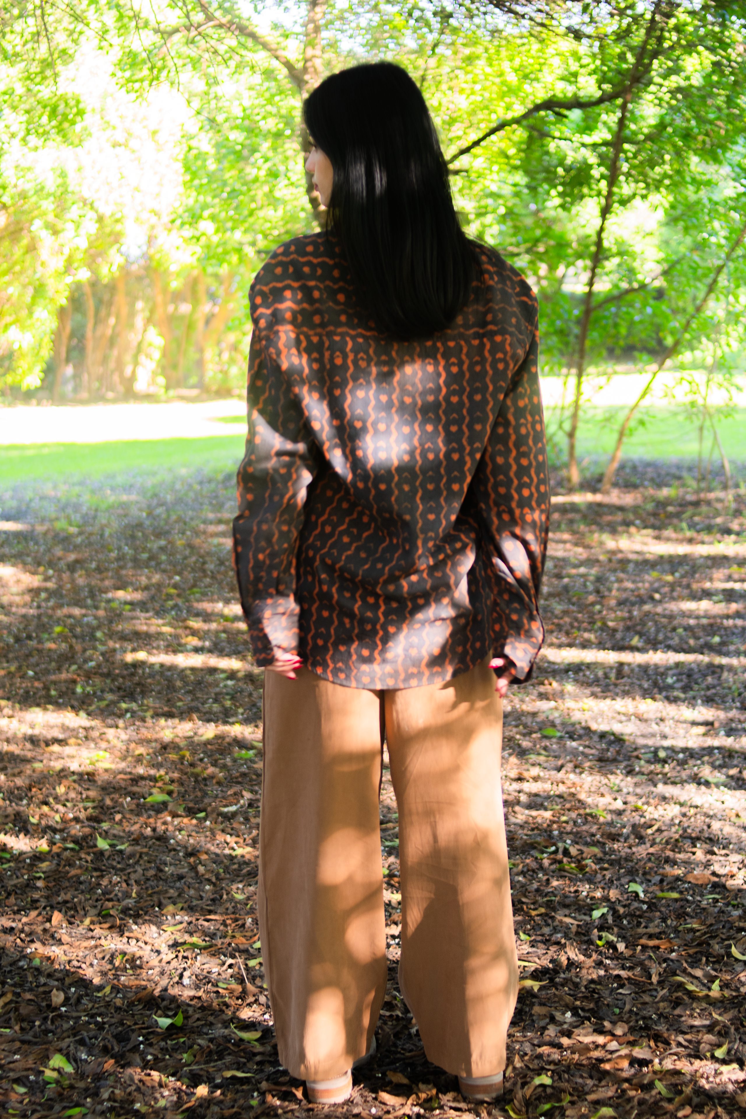 CAMISA MANGA LARGA HANDBLOCK LLENYA - Image 3