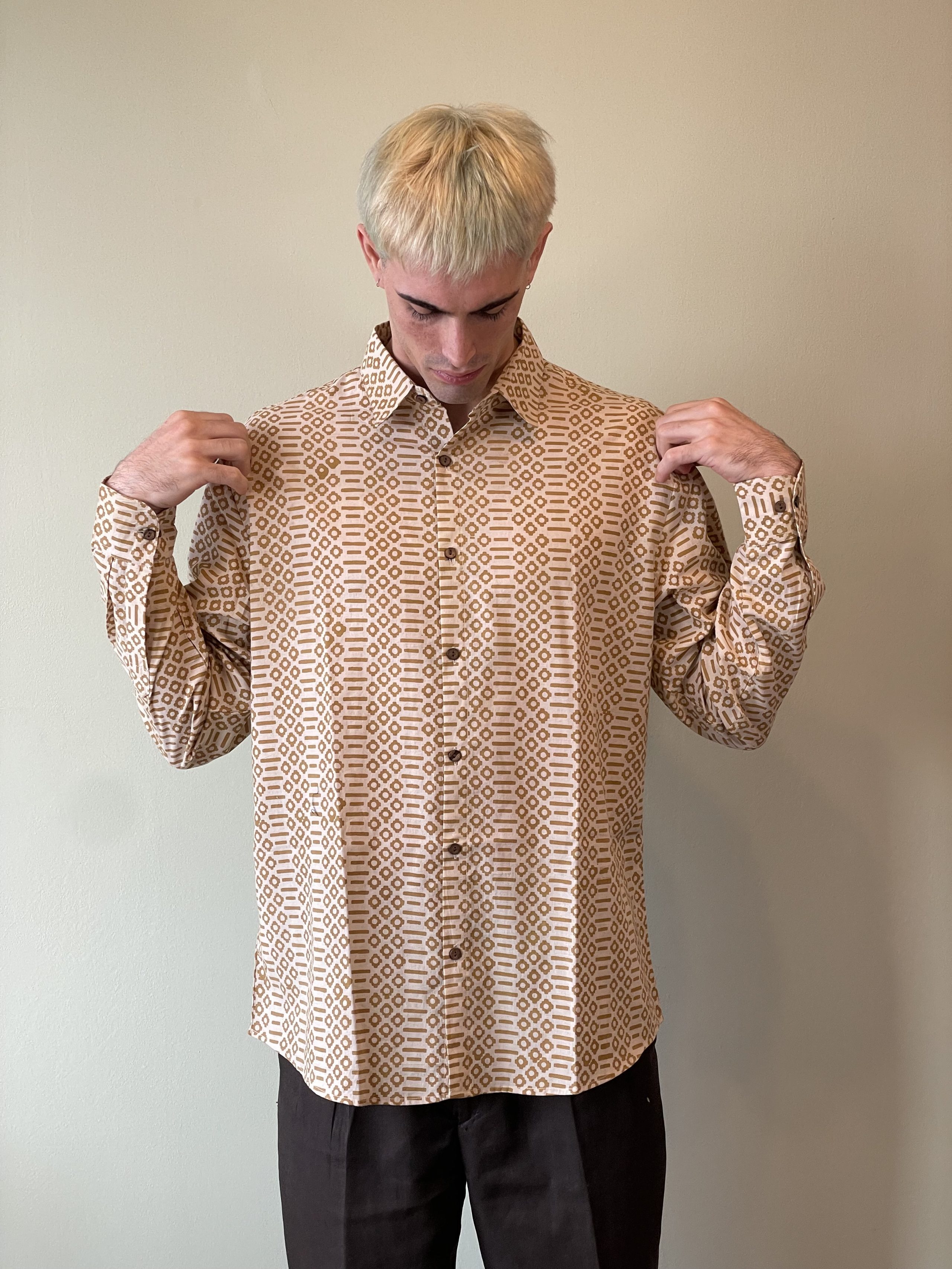 CAMISA MANGA LARGA HANDBLOCK BASSA - Image 1