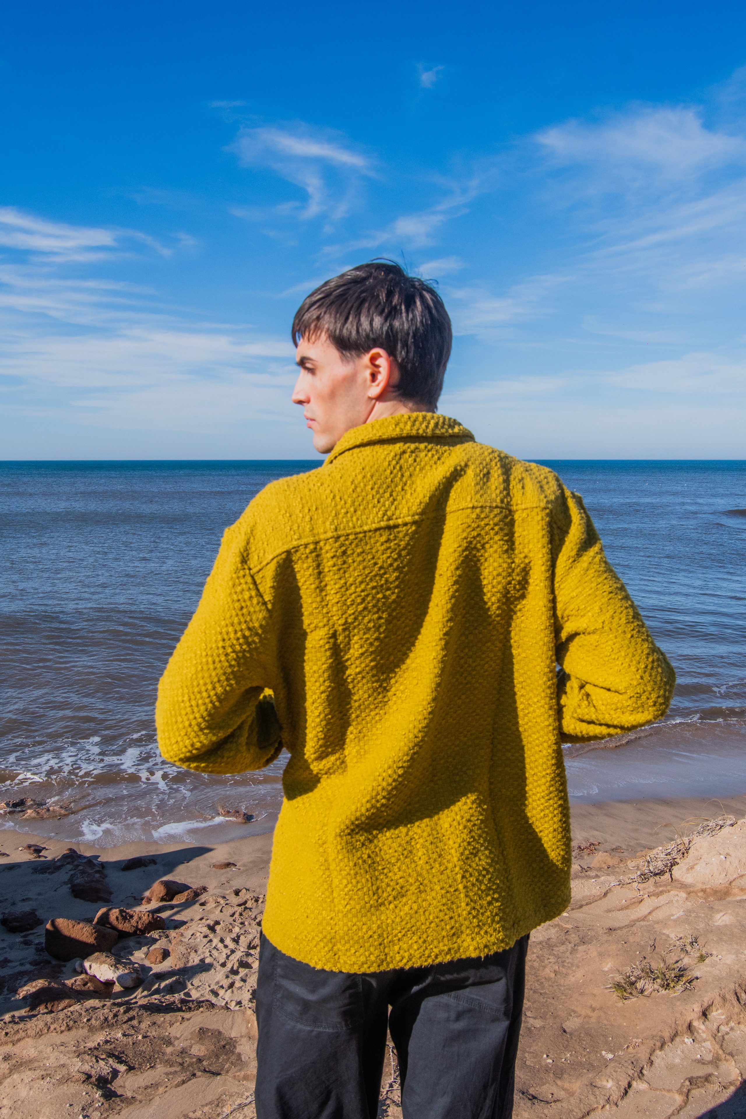 CAMISACO JACQUARD GREEN - Image 3
