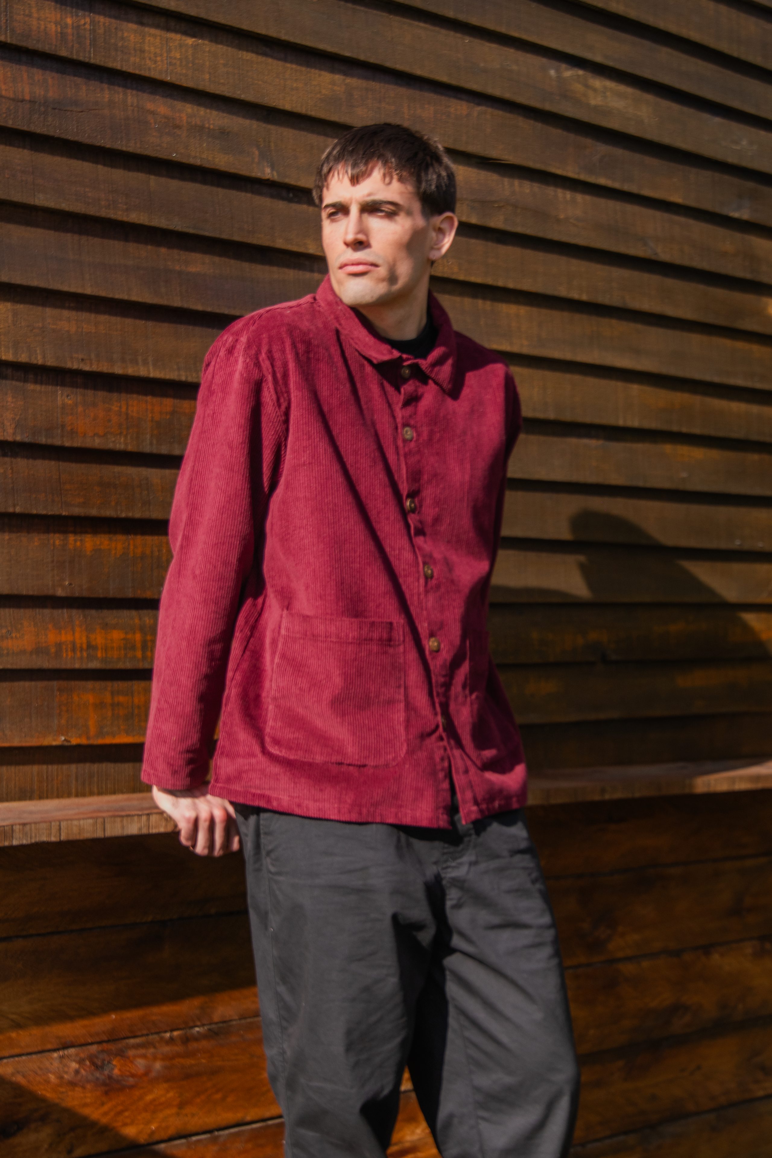 CAMISACO CORDEROY BORDO - Image 1