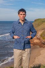 CAMISACO JACQUARD BLUE